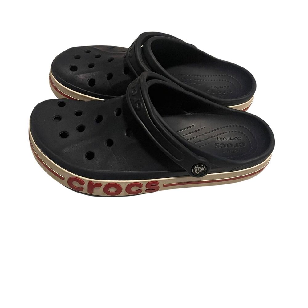 Crocs Crocband Clog Shoes Womens 10 Navy Blue Slip On Comfort Casual Lightweight